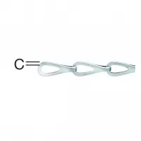 Reťaz Mosadz/Chróm – Priemer 0.4 mm - Tovar na Mieru