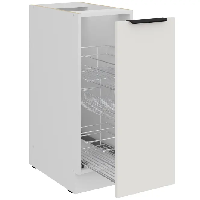 Kuchynská skrinka Aria-Wh/Wh Anti Fingerprint 30d Cargo Bb,3