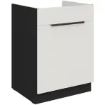 Kuchynská skrinka Aria-Wh/Bl Anti Fingerprint 60zl 1s Bb