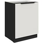 Kuchynská skrinka Aria-Wh/Bl Anti Fingerprint 60d 1f Bb