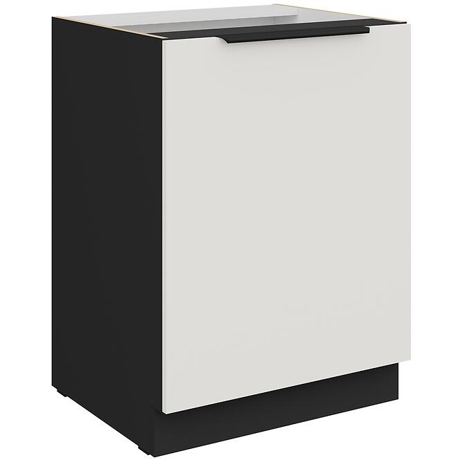 Kuchynská skrinka Aria-Wh/Bl Anti Fingerprint 60d 1f Bb