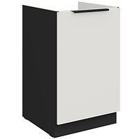 Kuchynská skrinka Aria-Wh/Bl Anti Fingerprint 50zl 1f Bb