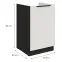 Kuchynská skrinka Aria-Wh/Bl Anti Fingerprint 50zl 1f Bb,2