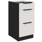Kuchynská skrinka Aria-Wh/Bl Anti Fingerprint 40d 3s Bb
