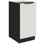 Kuchynská skrinka Aria-Wh/Bl Anti Fingerprint 40d 1f Bb