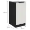 Kuchynská skrinka Aria-Wh/Bl Anti Fingerprint 40d 1f Bb,2