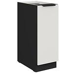 Kuchynská skrinka Aria-Wh/Bl Anti Fingerprint 30d Cargo Bb