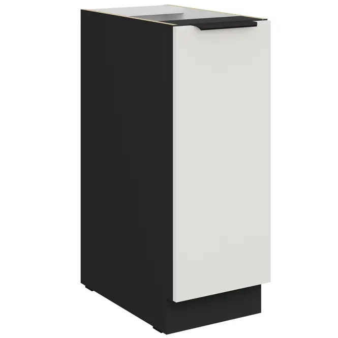 Kuchynská skrinka Aria-Wh/Bl Anti Fingerprint 30d Cargo Bb