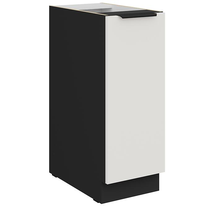 Kuchynská skrinka Aria-Wh/Bl Anti Fingerprint 30d Cargo Bb