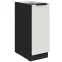 Kuchynská skrinka Aria-Wh/Bl Anti Fingerprint 30d Cargo Bb