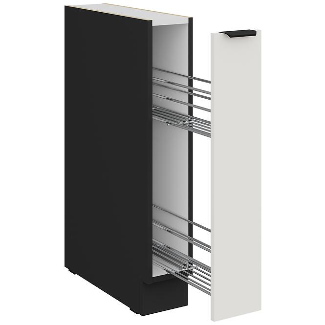Kuchynská skrinka Aria-Wh/Bl Anti Fingerprint 15d Cargo Bb,3