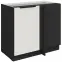 Kuchynská skrinka Aria-Wh/Bl Anti Fingerprint 105 Nd 1f Bb