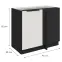 Kuchynská skrinka Aria-Wh/Bl Anti Fingerprint 105 Nd 1f Bb,2