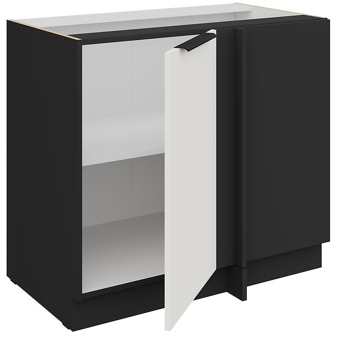 Kuchynská skrinka Aria-Wh/Bl Anti Fingerprint 105 Nd 1f Bb,3