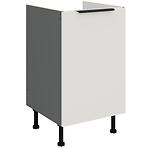 Kuchynská skrinka Aria-Wh/Ant Anti Fingerprint 50zl 1f Bb