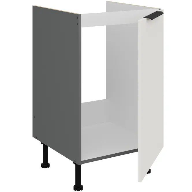 Kuchynská skrinka Aria-Wh/Ant Anti Fingerprint 50zl 1f Bb