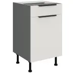 Kuchynská skrinka Aria-Wh/Ant Anti Fingerprint 50d 1f 1s Bb