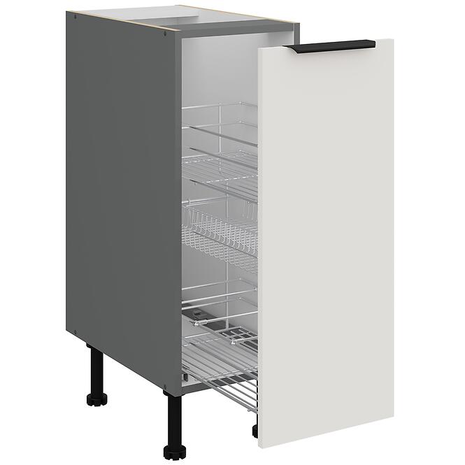 Kuchynská skrinka Aria-Wh/Ant Anti Fingerprint 30d Cargo Bb,3