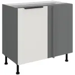 Kuchynská skrinka Aria-Wh/Ant Anti Fingerprint 105 Nd 1f Bb