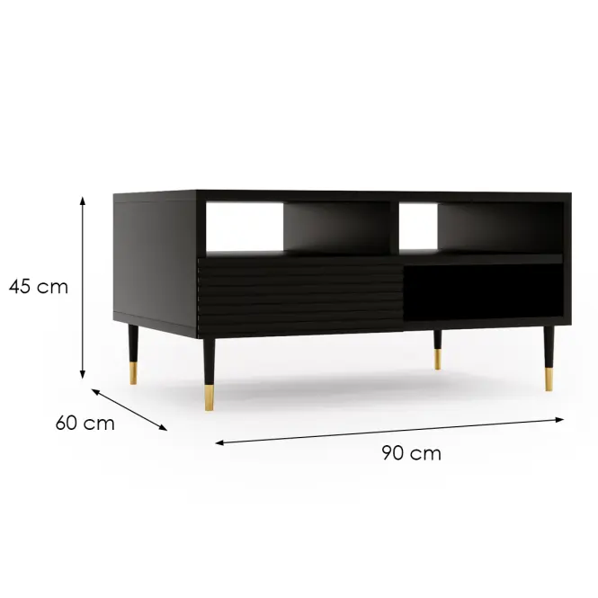 Konferenčný Stolík System Imperial I01 Čierna,2