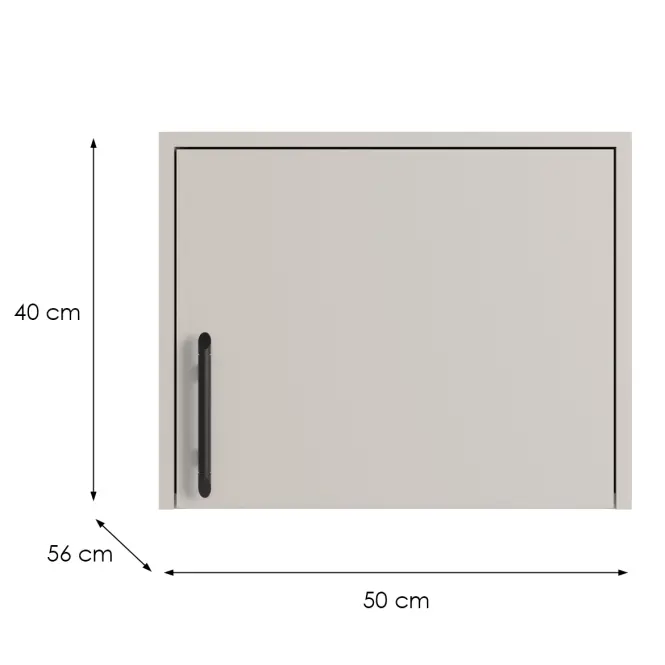 Nadstavec na skriňu Smart Srn5 1d Cashmere