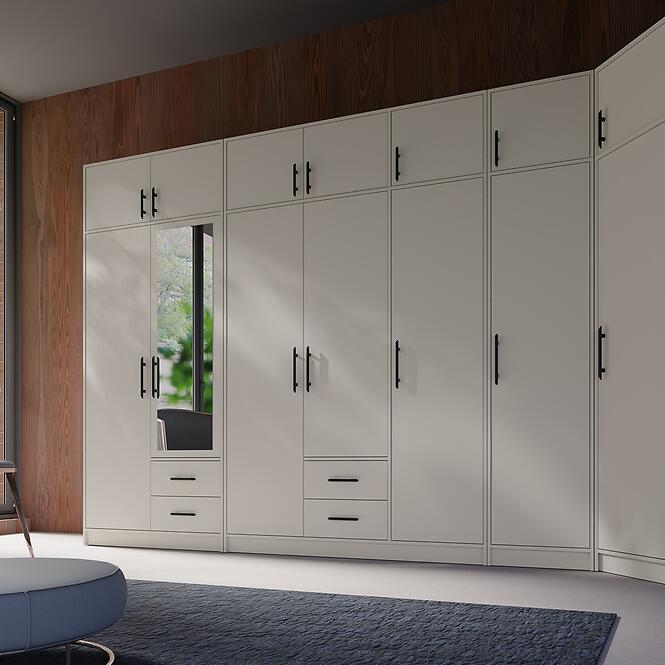 Nadstavec na skriňu Smart Srn5 1d Cashmere,4