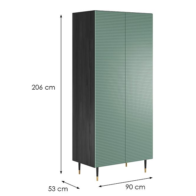 Skriňa  System Imperial I06  2d Pistáciovo Zelená