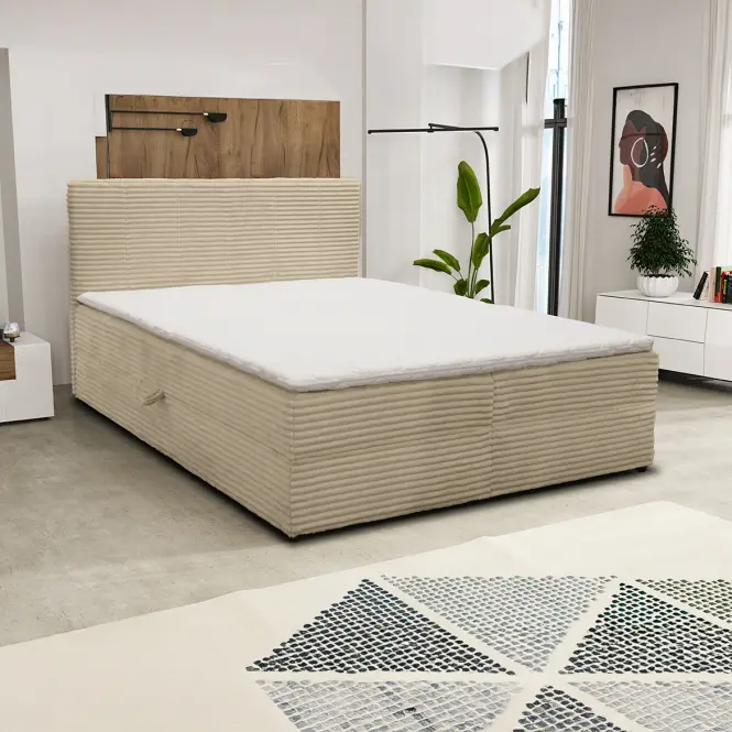 Posteľ Calipso V 180x200 Tilia 08 béžová,4