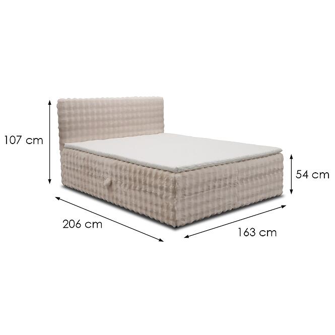 Posteľ Calipso VI 160x200 Bubble 29 béžová