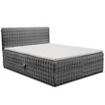 Posteľ Calipso VI 160x200 Bubble 16 sivý