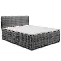 Posteľ Calipso VI 160x200 Bubble 16 sivý