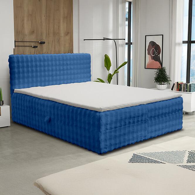 Posteľ Calipso VI 160x200 Bubble 88 námornícka modrá,4