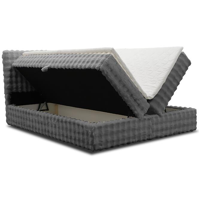 Posteľ Calipso VI 180x200 Bubble 16 sivý