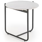 Konferenčný stolík Acuna S biela mramor/čierna