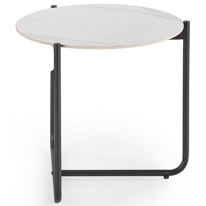 Konferenčný stolík Acuna S biela mramor/čierna,3