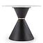 Konferenčný stolík Goretti S biela mramor/čierna,4