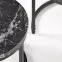 Konferenčný stolík Oreo čierna mramor/čierna,5