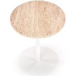 Konferenčný stolík Traverso travertín/biela