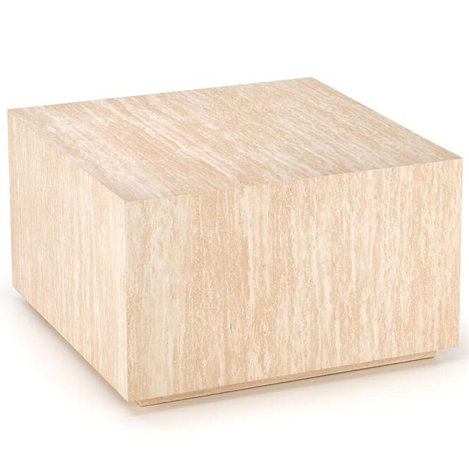 Konferenčný stolík Travertino štvorcový travertín