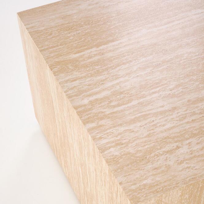 Konferenčný stolík Travertino štvorcový travertín