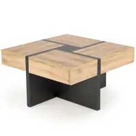 Konferenčný stolík Sevilla S dub craft/čierna