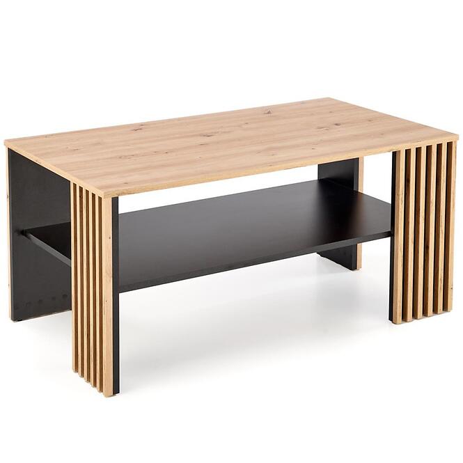Konferenčný stolík Femina dub artisan/čierna,4