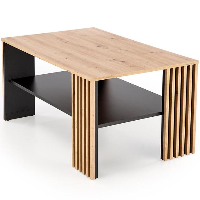 Konferenčný stolík Femina dub artisan/čierna,5