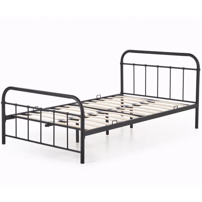 Posteľ Linda 120 čierna,3