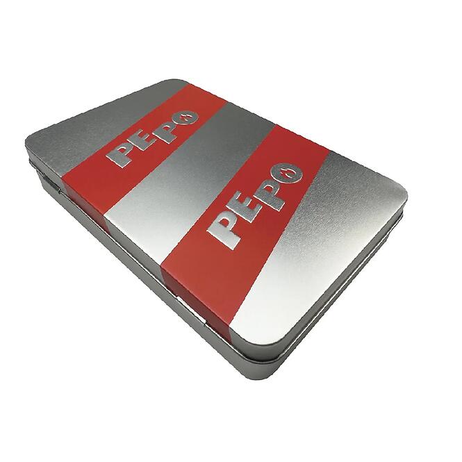 PE-PO plechová krabička s pevným podpaľovačom 40 ks.