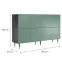 Komoda System Imperial I08 8d Pistáciovo Zelená,2