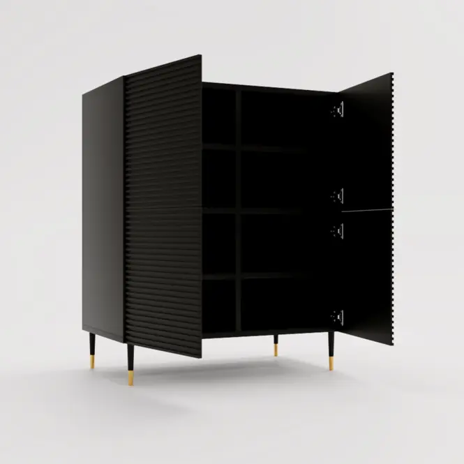 Komoda System Imperial I05 4d Čierna,3