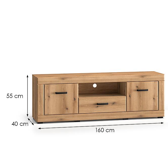 TV stolík Dora 06 dub evoke,2