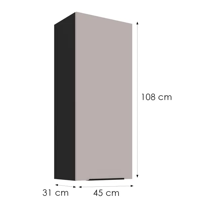 Skrinka do kuchyne Arona cashmere 45G-108 1F