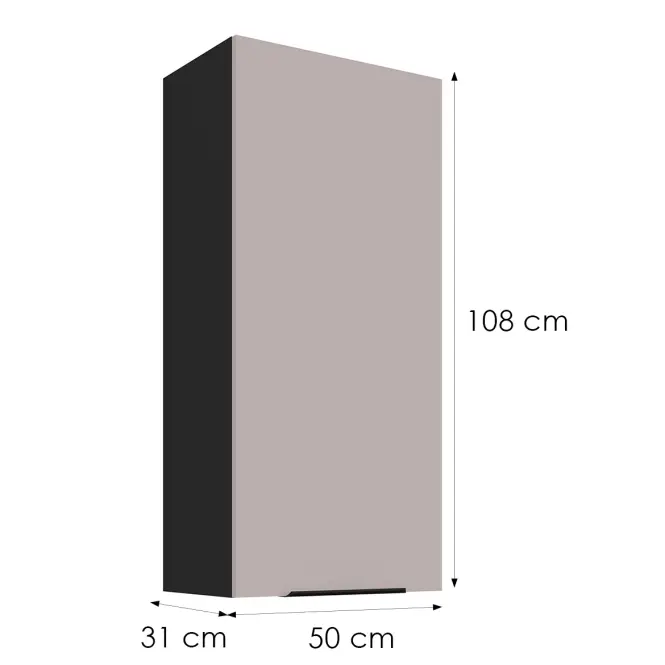 Skrinka do kuchyne Arona cashmere 50G-108 1F